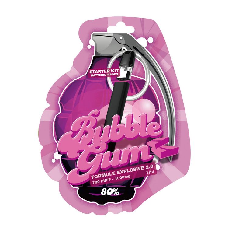 Grenade Vape Bubble Gum 80% 10-OH-HHC