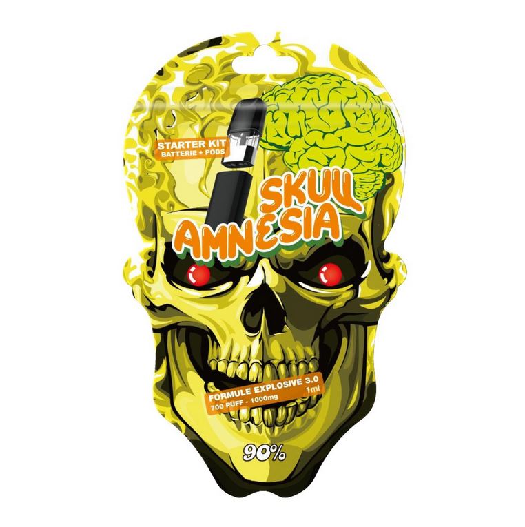 Skull Amnesia Vape 90% Delta BZ10