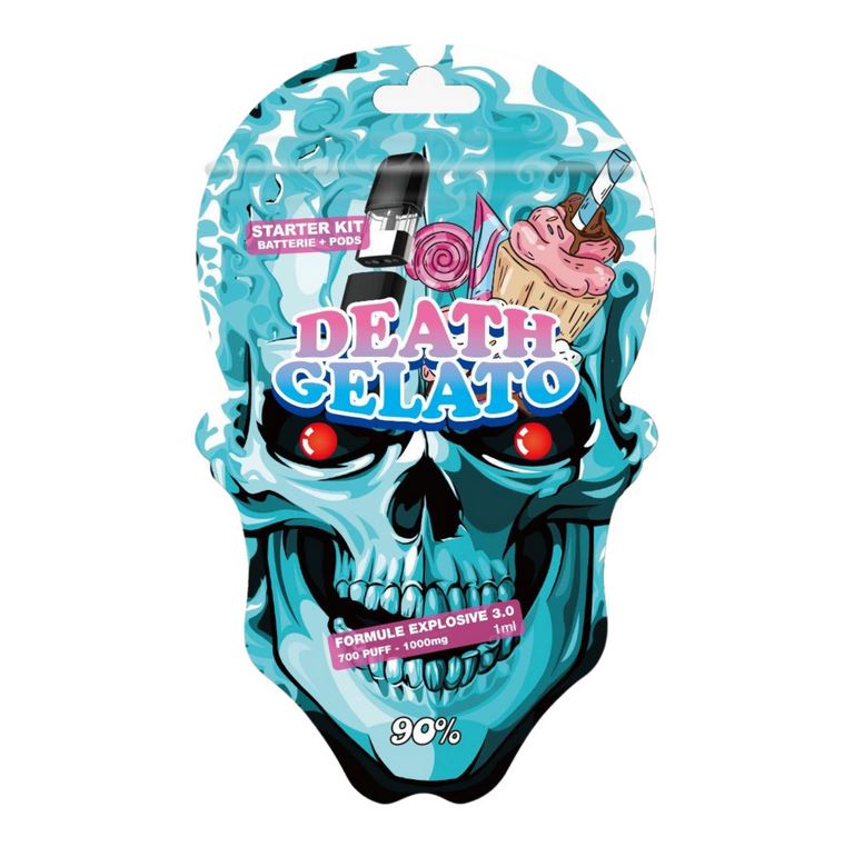 Death Gelato Skull Vape 90% Delta BZ10